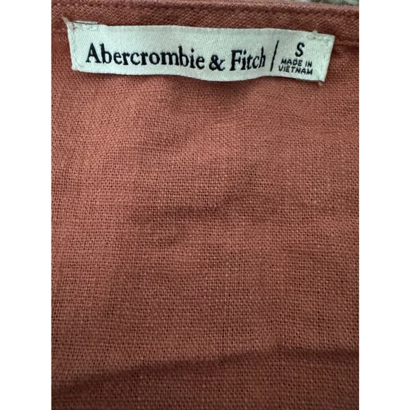 Women's Abercrombie & Fitch Top, Size S, Rust - Picture 6 of 6